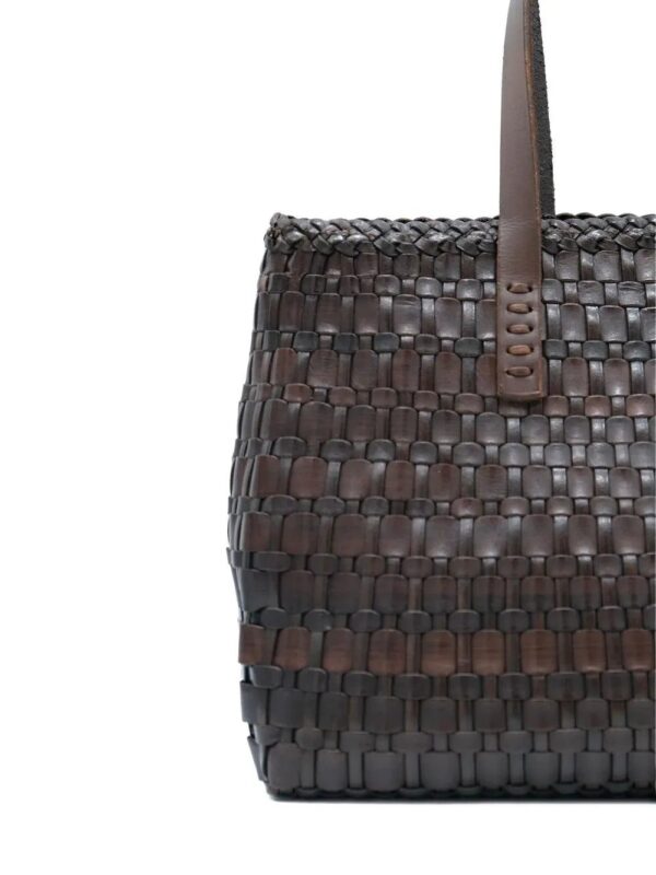 DRAGON DIFFUSION Salvage woven leather shoulder bag