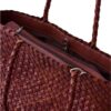 DRAGON DIFFUSION Vintage Mesh braided leather tote bag