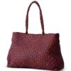 DRAGON DIFFUSION Vintage Mesh braided leather tote bag