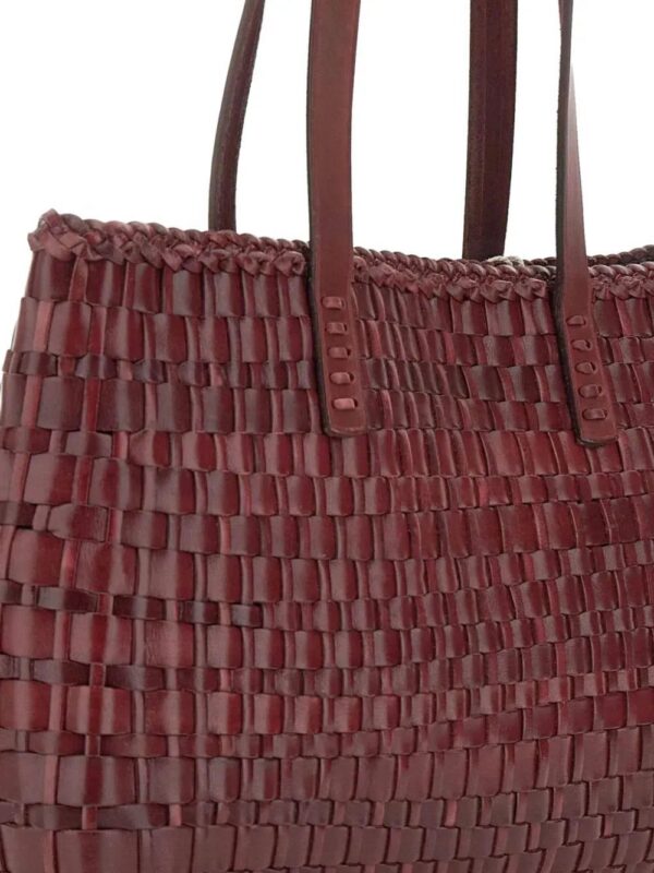 31600148_60964054_1000.jpg DRAGON DIFFUSION Salvage woven calf leather tote bag