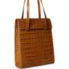 31604964_60967926_1000.jpg Blame Lilac small crocodile-embossed leather shoulder bag