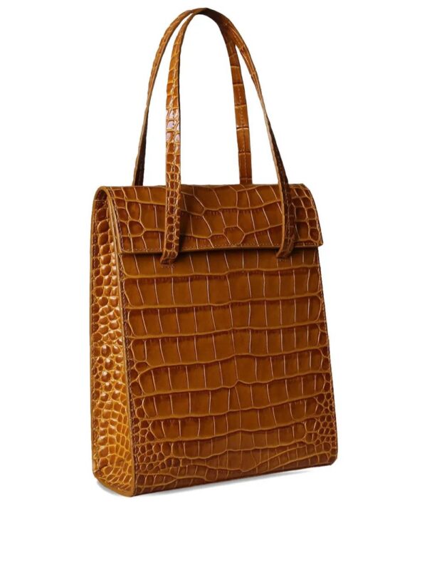 31604964_60967926_1000.jpg Blame Lilac small crocodile-embossed leather shoulder bag