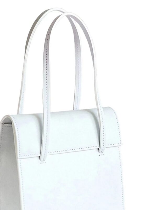 Blame Lilac Frita double-handle flap handbag