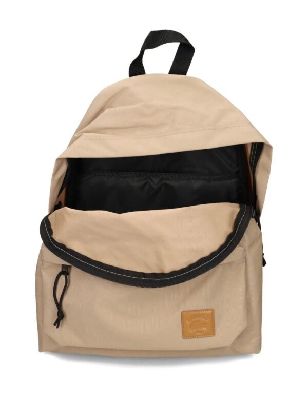 Lacoste top-handle logo-patch backpack