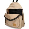 Lacoste top-handle logo-patch backpack
