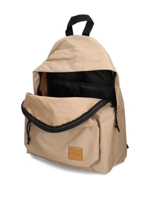 Lacoste top-handle logo-patch backpack