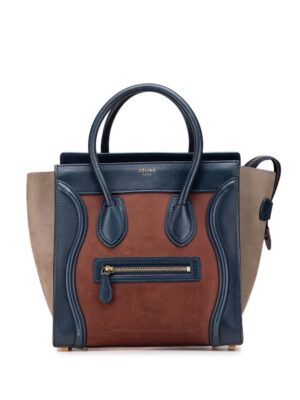 Céline Micro Suede Tricolor Luggage tote bag