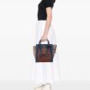 31606880_60934054_1000_58f03e51-f8ad-4363-992e-1bceb8ba456a.jpg Céline Micro Suede Tricolor Luggage tote bag