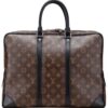 Louis Vuitton Monogram Macassar Porte-Documents Voyage GM business bag