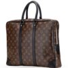 Louis Vuitton Monogram Macassar Porte-Documents Voyage GM business bag