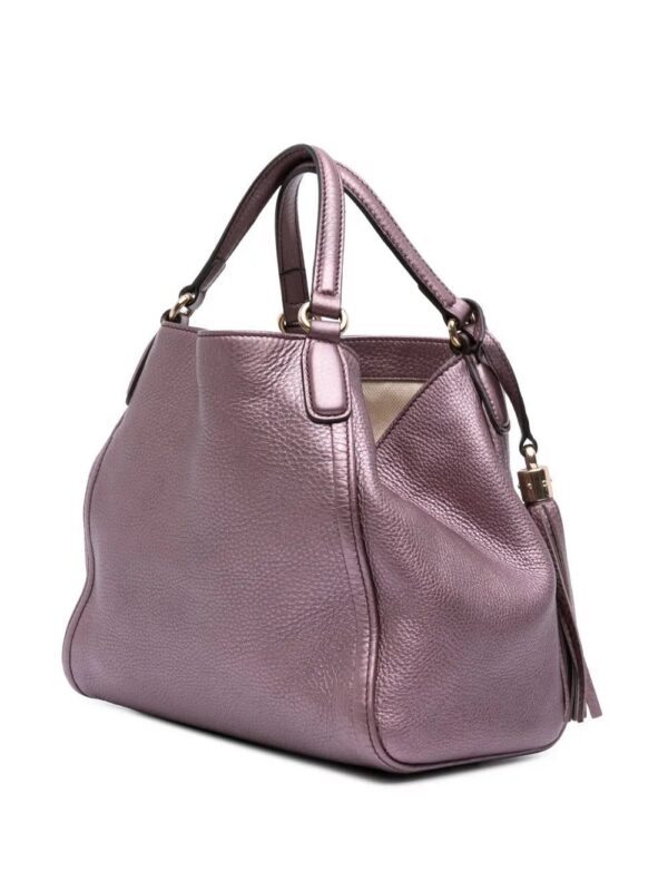 31607294_60934162_1000_b6c3eba6-982a-4ea8-8a75-38a1b6016bd3.jpg Gucci - Small Metallic Leather Soho satchel