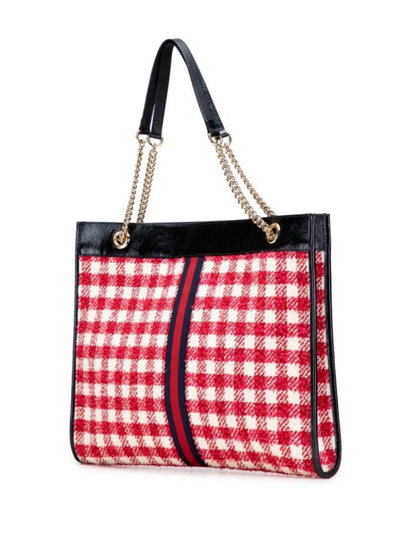 31607300_60933560_1000_dcbf9d3c-a6b5-4fc4-b02b-3d67d4296f09.jpg Gucci - Large Web Tweed Rajah tote bag