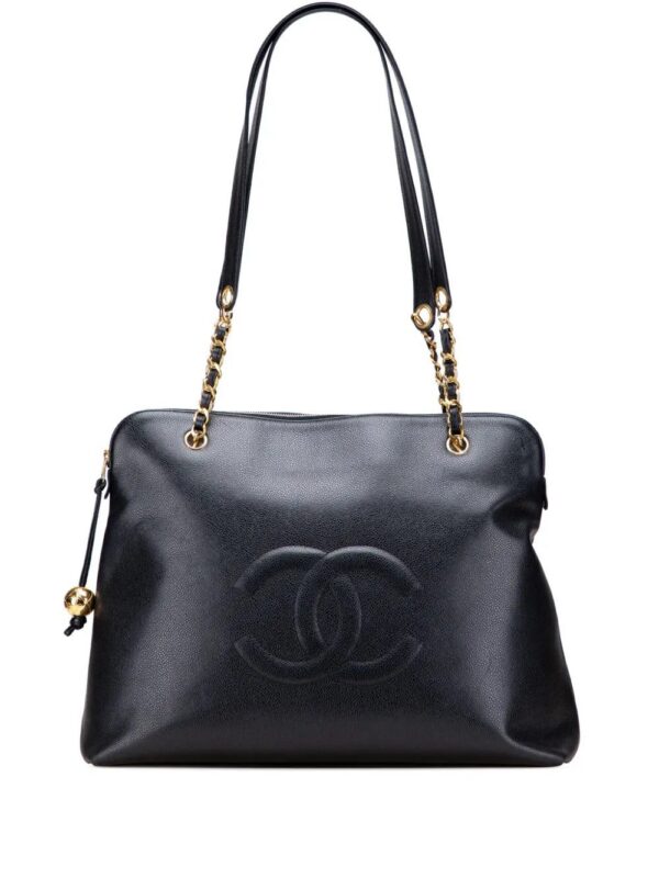 31607311_60933520_1000.jpg CHANEL - CC Caviar Chain tote bag