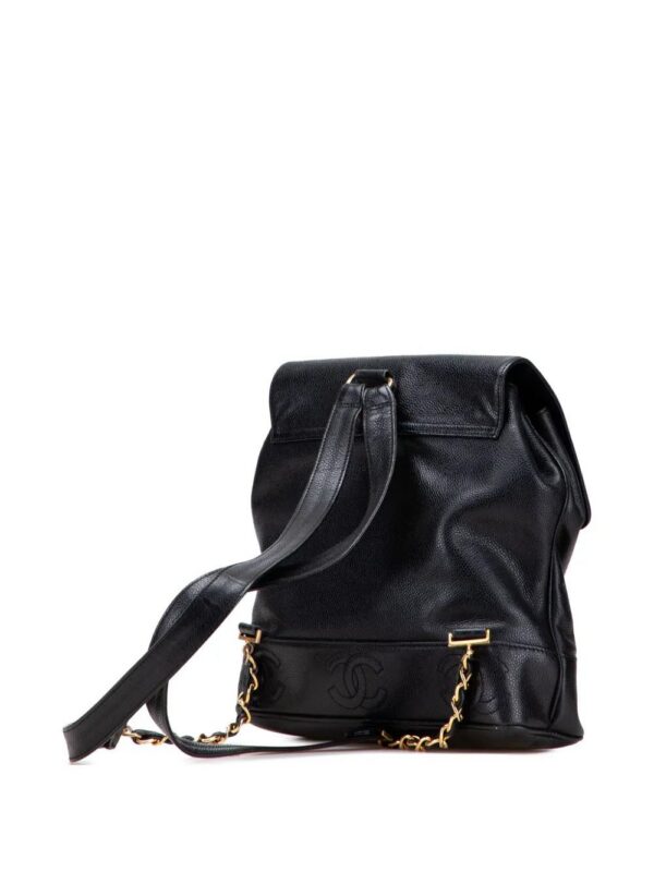 CHANEL - Caviar Triple CC backpack