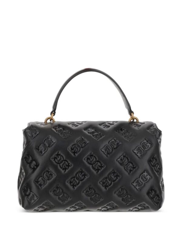 PINKO medium Love embossed tote bag