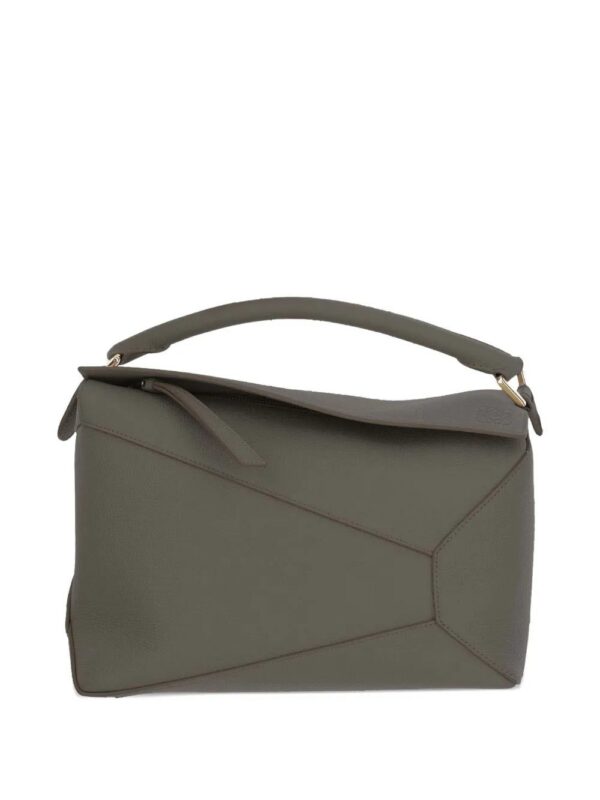 LOEWE mini embossed-logo top-handle tote bag