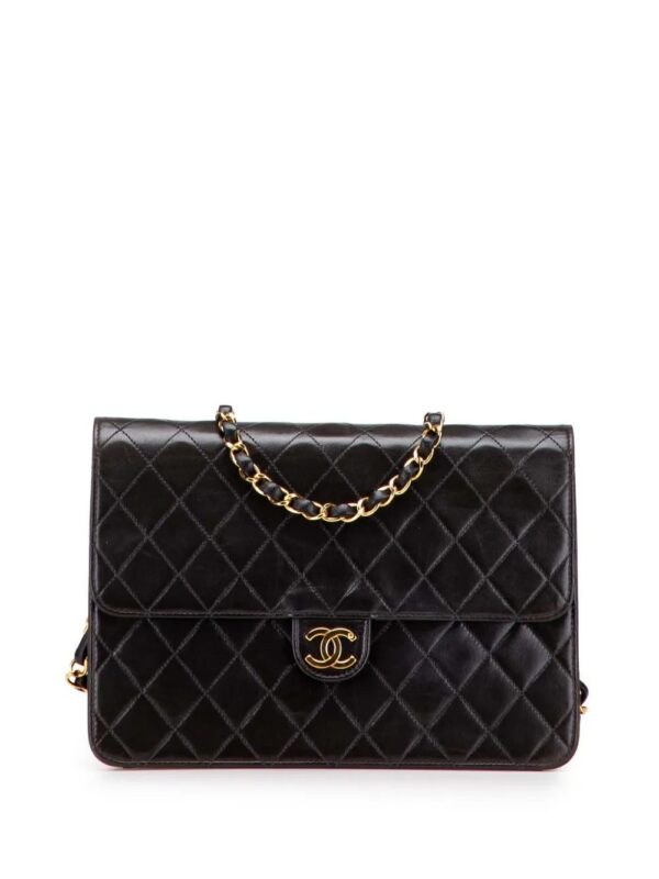 31640290_60934125_1000.jpg CHANEL - Medium CC Quilted Lambskin Half Single Flap shoulder bag