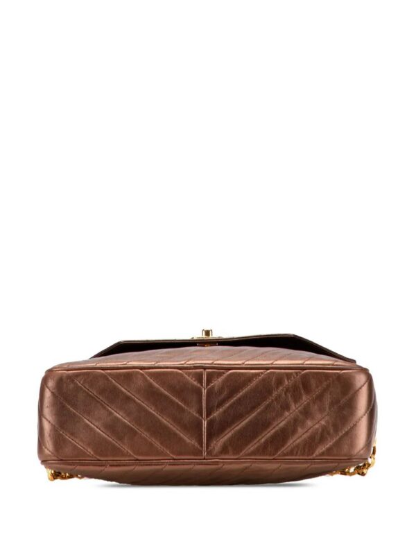 31640291_60933931_1000.jpg CHANEL - CC Diagonal Quilted Metallic Lambskin Camera Bag crossbody bag