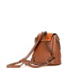Chloé Mini Calfskin and Suede Faye backpack