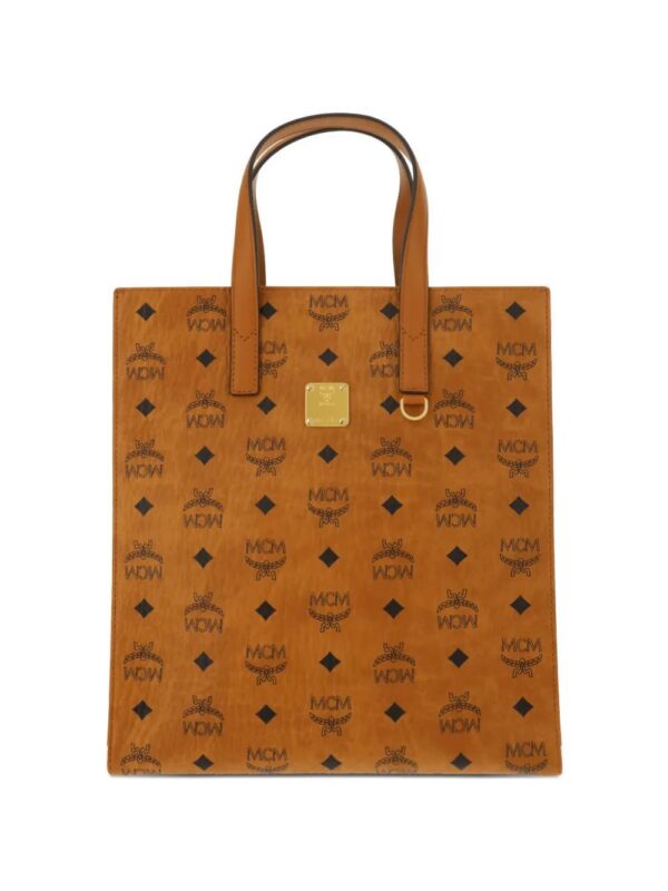 MCM small Aren monogram-pattern tote bag