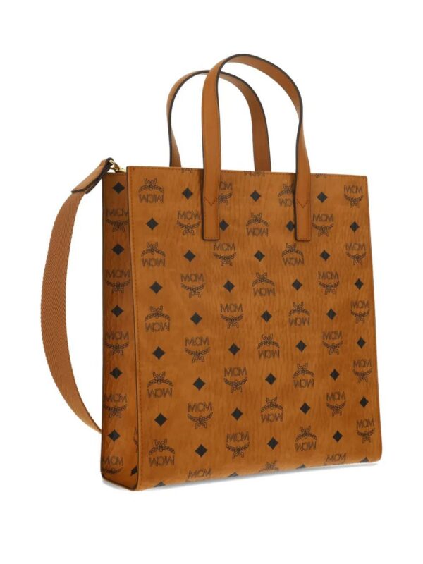 MCM small Aren monogram-pattern tote bag