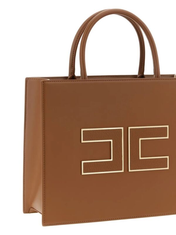 Elisabetta Franchi logo-plaque tote bag