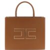 Elisabetta Franchi logo-plaque tote bag