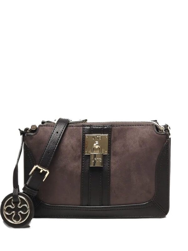 31642084_60980069_1000.jpg V°73 lock-detail suede shoulder bag