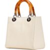 Christian Dior Medium Canvas Lady Dior satchel