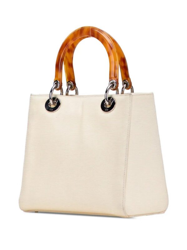 Christian Dior Medium Canvas Lady Dior satchel