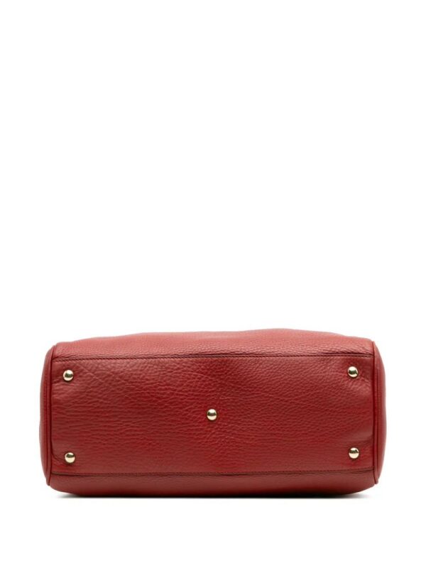 Gucci - Medium Calfskin Bamboo Shopper satchel
