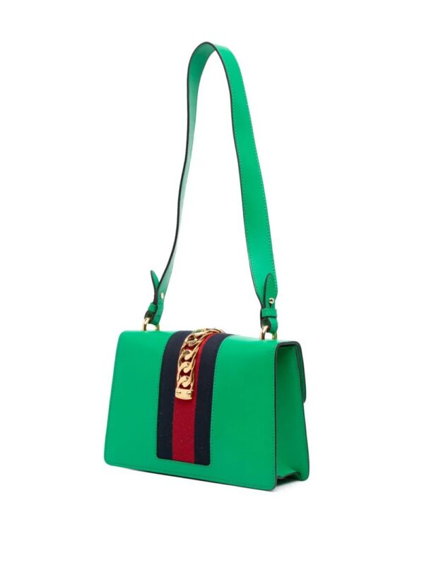Gucci - Small Leather Sylvie satchel