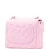 CHANEL - Mini Square Classic Jersey Single Flap crossbody bag