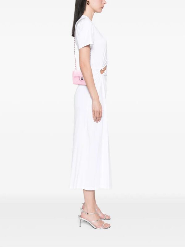 CHANEL - Mini Square Classic Jersey Single Flap crossbody bag