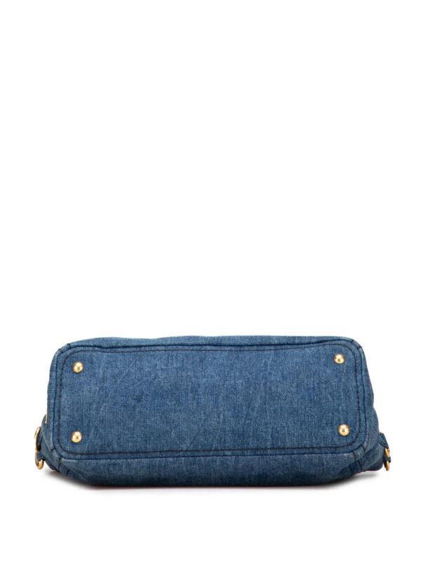 Prada - Denim Canapa Logo satchel