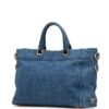 Prada - Denim Canapa Logo satchel
