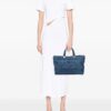Prada - Denim Canapa Logo satchel