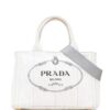 Prada - Small Denim Canapa Logo satchel