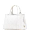 Prada - Small Denim Canapa Logo satchel