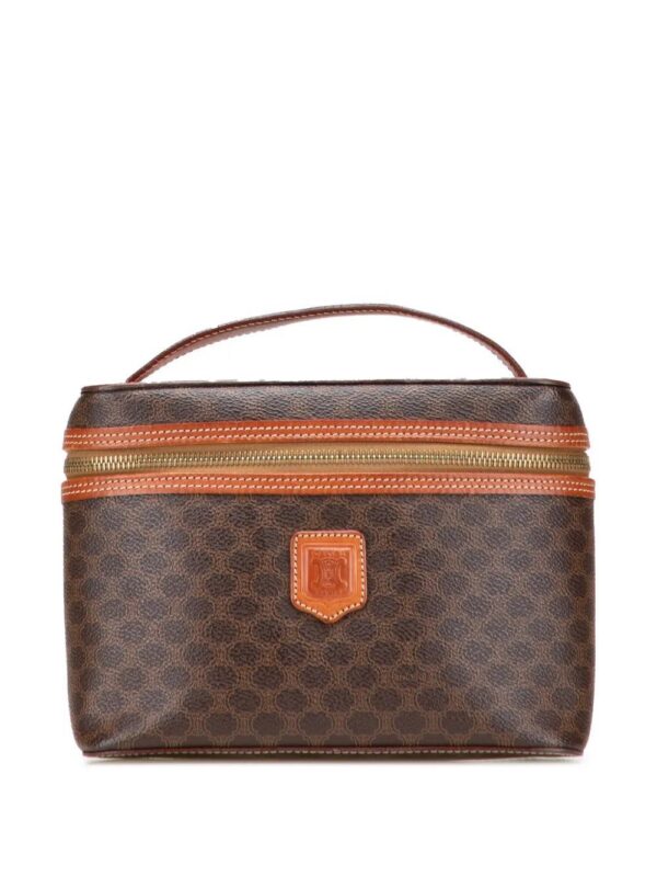 Céline Macadam Coated Canvas vanity bag