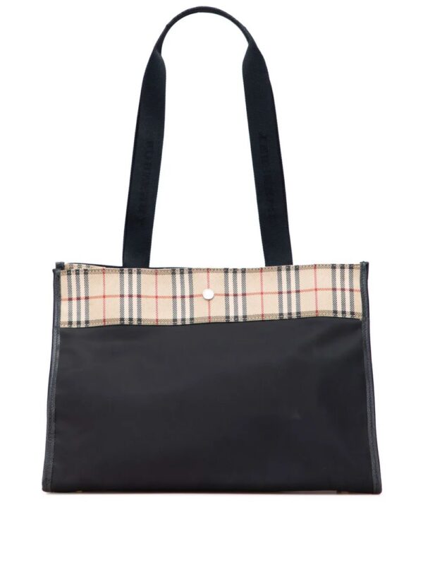 31648093_60966195_1000_fda53a0d-cf91-4168-b1dd-d1af32342a21.jpg Burberry - House Check Nylon tote bag