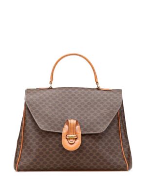 Céline Macadam Coated Canvas Top Handle Bag handbag