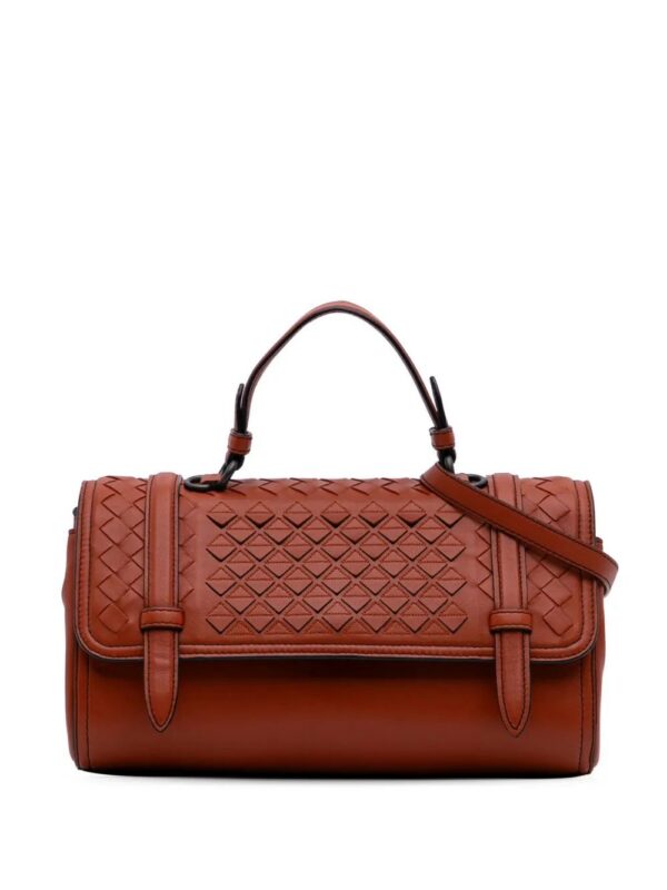 Bottega Veneta - Nappa Intrecciato Flap satchel