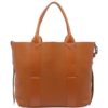 Hogan medium script-detail leather tote bag