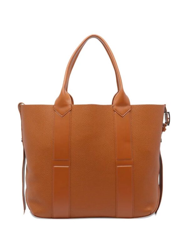 Hogan medium script-detail leather tote bag