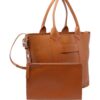 Hogan medium script-detail leather tote bag
