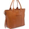 Hogan medium script-detail leather tote bag