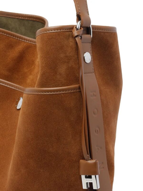 Hogan medium suede leather shoulder bag