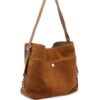 Hogan medium suede leather shoulder bag