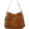 Hogan medium suede leather shoulder bag